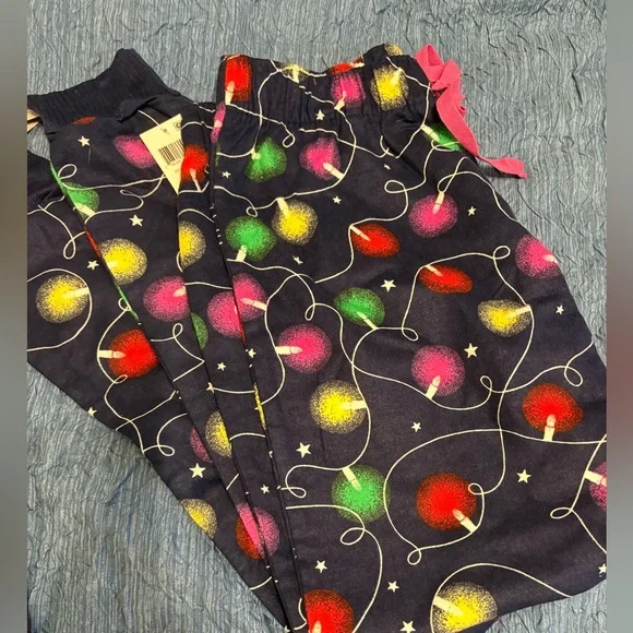 Colorful String Light Pajama Pants - Picture 2 of 2